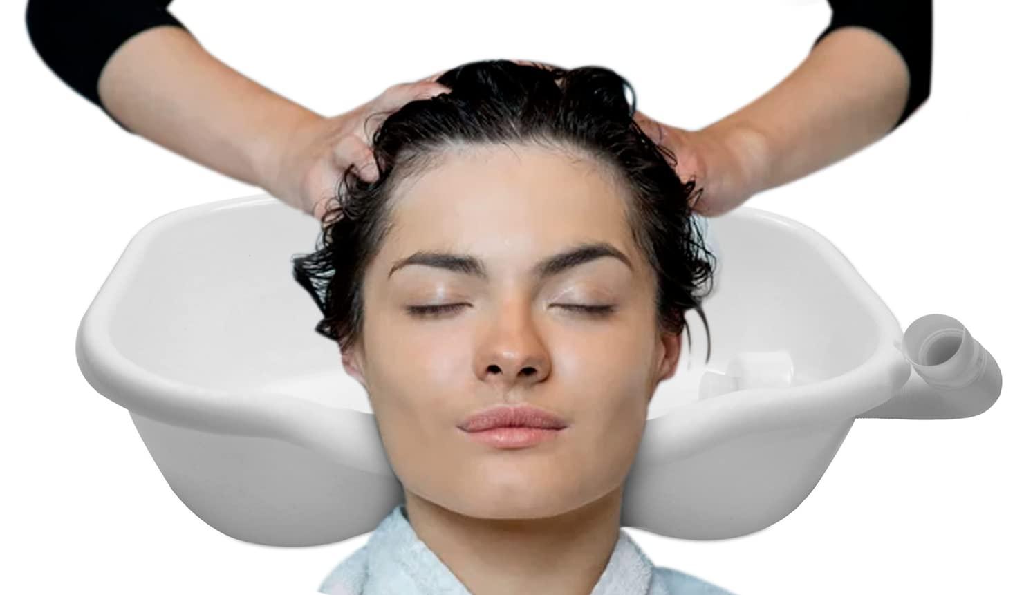 PEPE Mobility PEPE - Portable Shampoo Bowl, Hair Washing Basin Bedridden, Plastic Adults, Tray Elderly