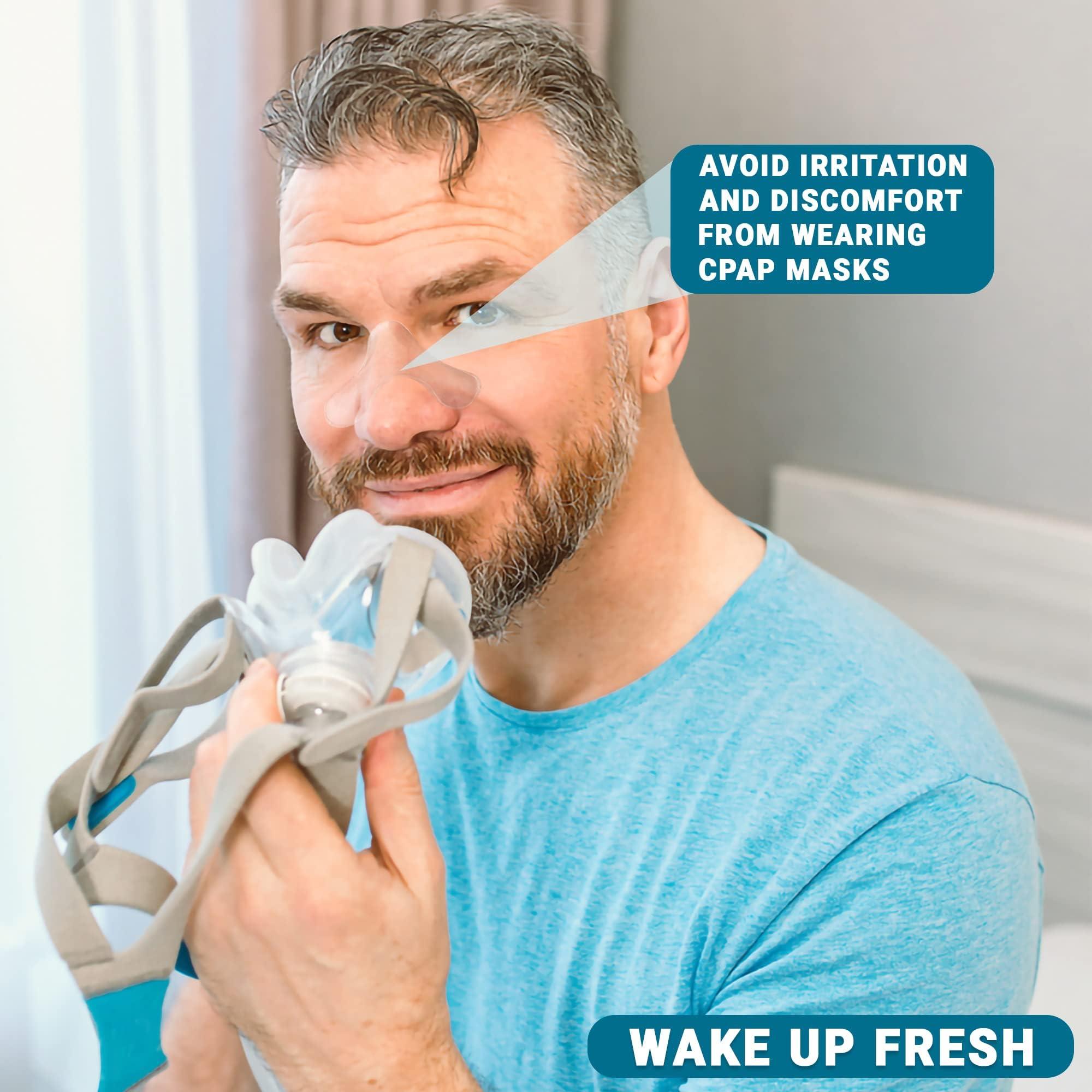 M.B. Leaf 2 Pack CPAP Nose Gel PAD - Nose Protector for Mask (Small - Case of 2) (Small - Case of 2)