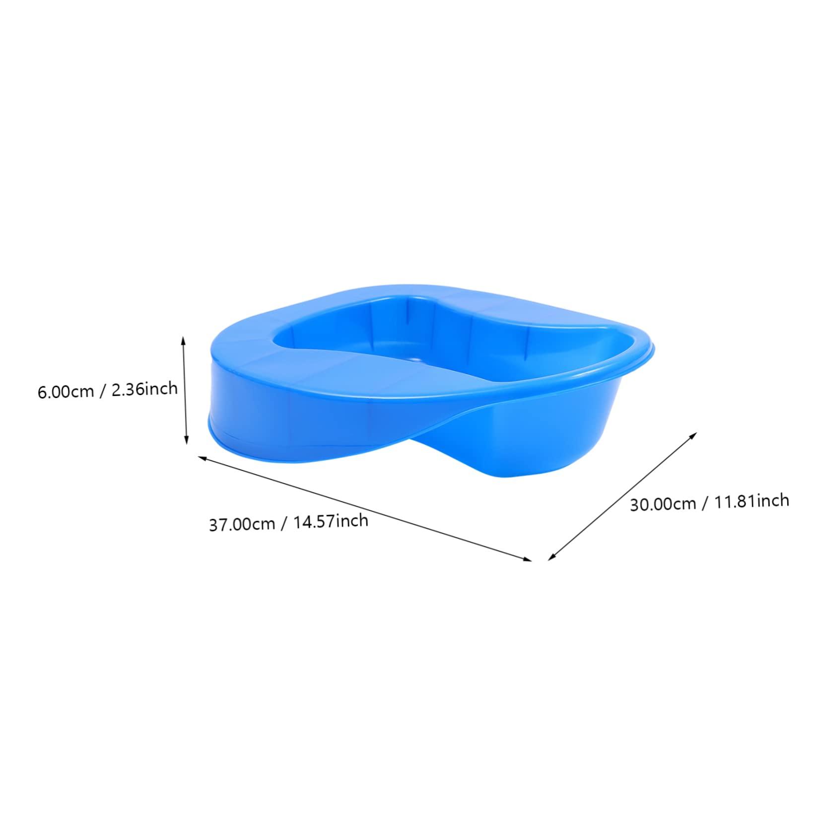 Healeved Healeved Toilet Portable Potty for Adults Travel Potties Portable Toilet 1 PC for Bedridden Elderly Bedpans Spittoon Plastic Thickened Household Squatting Pan Bedpans