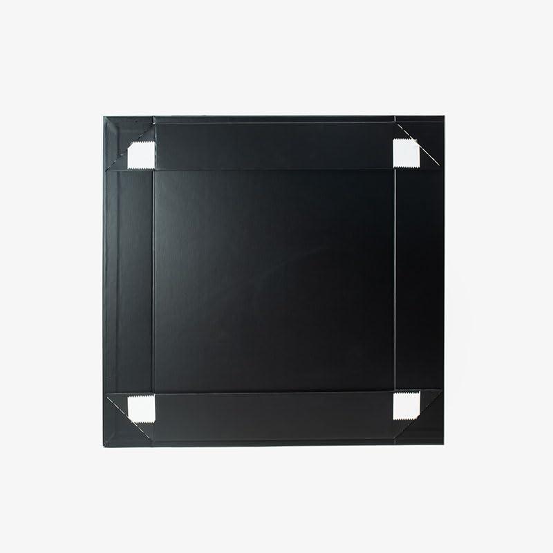 Geoto Geoto 15\"x11\"x2.36\" Large Shallow Size Luxury Rigid Foldable Magnetic Closure Collapsible Gift Packaging Boxes(Black)