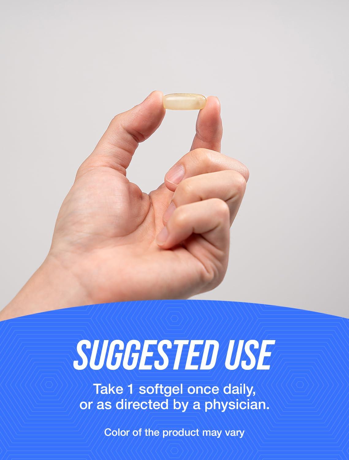 BULKSUPPLEMENTS.COM BulkSupplements.com Vitamin E 400 IU Softgels - Vitamin E Supplement, Vitamin E Softgels - as D-Alpha-Tocopherol, Antioxidants - Gluten Free, 1 Softgel per Serving, 180 Count (Pack of 1)