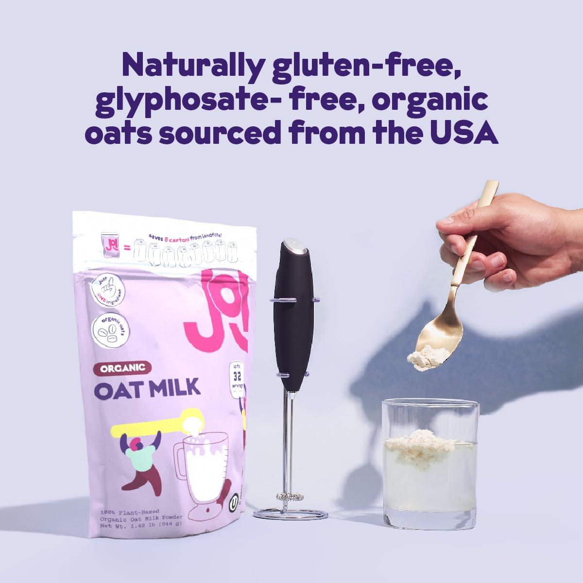 JOI Instant Oat Milk Powder & Unsweetened Almond Milk Concentrate Bundle by JOI