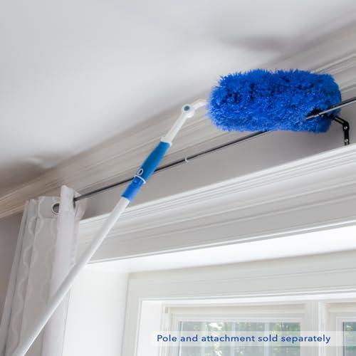 Unger Unger Microfiber Duster with Pivoting Handle  Dusters for Cleaning, Compatible with Telescopic Poles, Dusting Tools, Multi-Surface Cleaning Tool