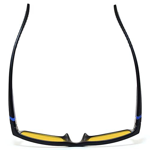 BLUELESS BLUELESS Blue Light Blocking Reading Glasses Men Women 5-Pack Computer Readers Amber Tinted +1.25