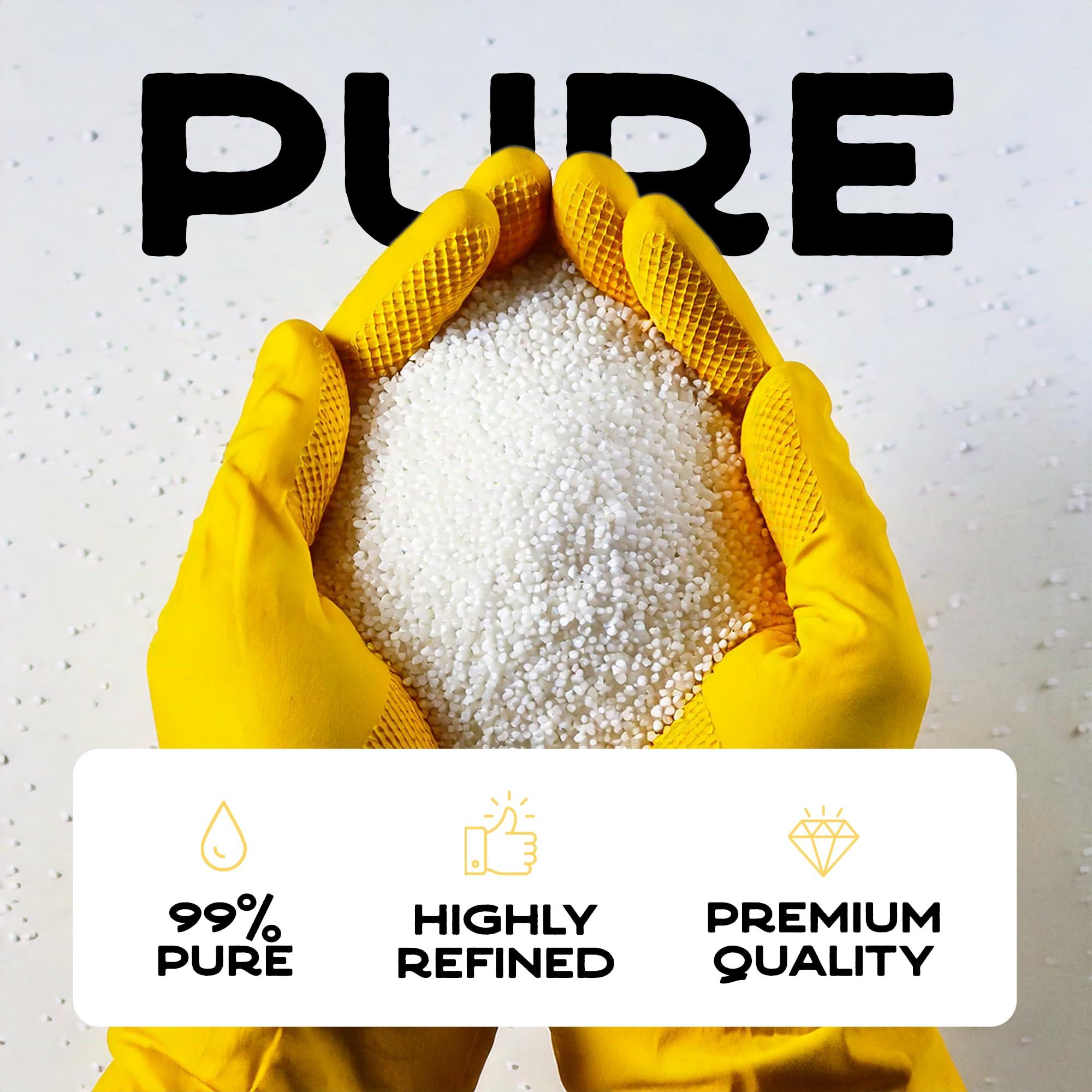 Ecoxall Ecoxall Prilled Potassium Nitrate Powder - 5 Pound - 99% Highly Refined - Multipurpose Uses - Use for Lawn Care, Tree Stump Removal and More - Tree Stump Remover - Industrial Grade Strength