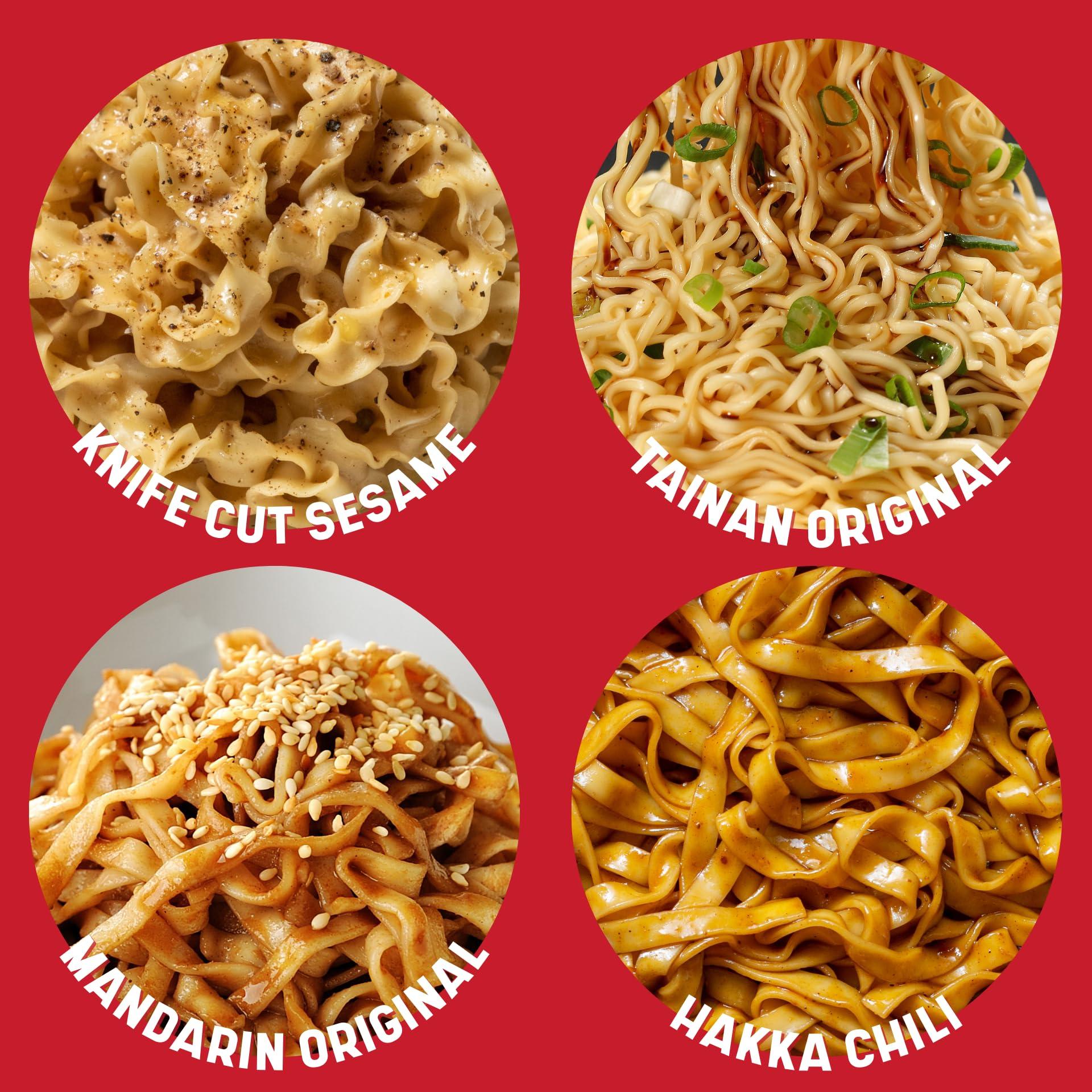 A-SHA A-Sha Healthy Asian Instant Noodles with Sauce Pack | Best Sellers Variety Bundle | Vegan, Air Dried, High Protein | Great For Ramen, Stir Fry, Wok | 4 Flavors, 19 Packs