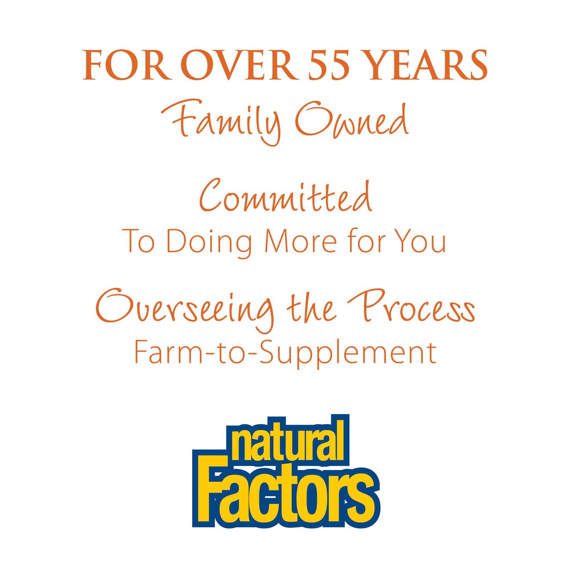 Natural Factors Whey Factors by Natural Factors, Grass Fed Whey Protein Concentrate, Aids Muscle Development and Immune Health, Unflavored, 12 Oz