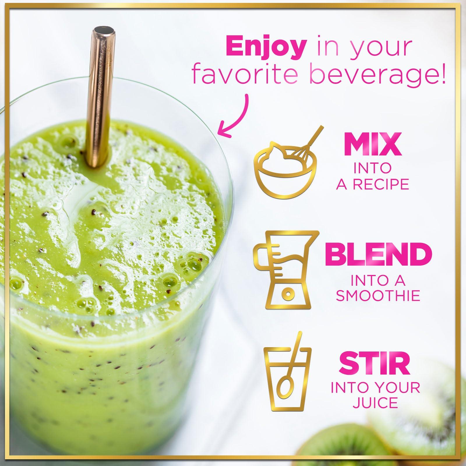 Hello Lovely! Green Powder Superfood, Organic Super Greens Powder Juice & Smoothie Drink Mix, Gut Health & Bloating Support, Probiotics, Spirulina, Chlorella & Beet Root for Digestive & Energy Support - 28 Servings