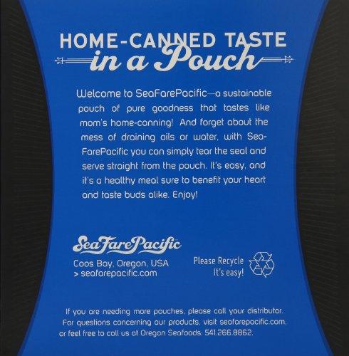 Sea Fare Pacific Sea Fare Pacific Wild Caught Smoked Sockeye Salmon Sport Pouch, 3 Ounce (Pack of 12)
