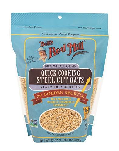 Bob's Red Mill Bob's Red Mill Quick Cooking Steel Cut Oats, 22-ounce (Pack of 4)
