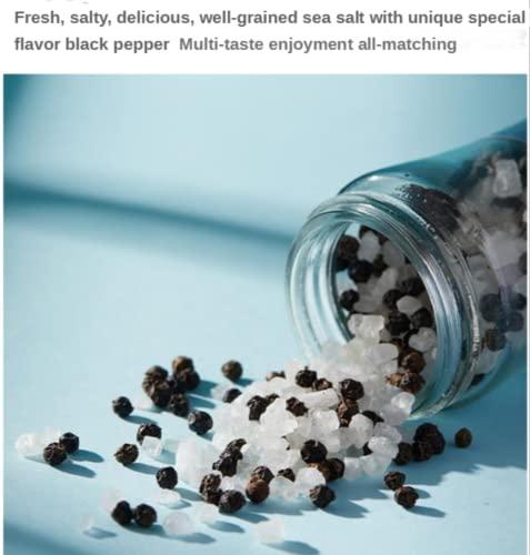 Zercumm Zercumm Sea Salt And Black Pepper 160g (5.6oz) Mixed Seasoning and Grinder Cooking Seasoning