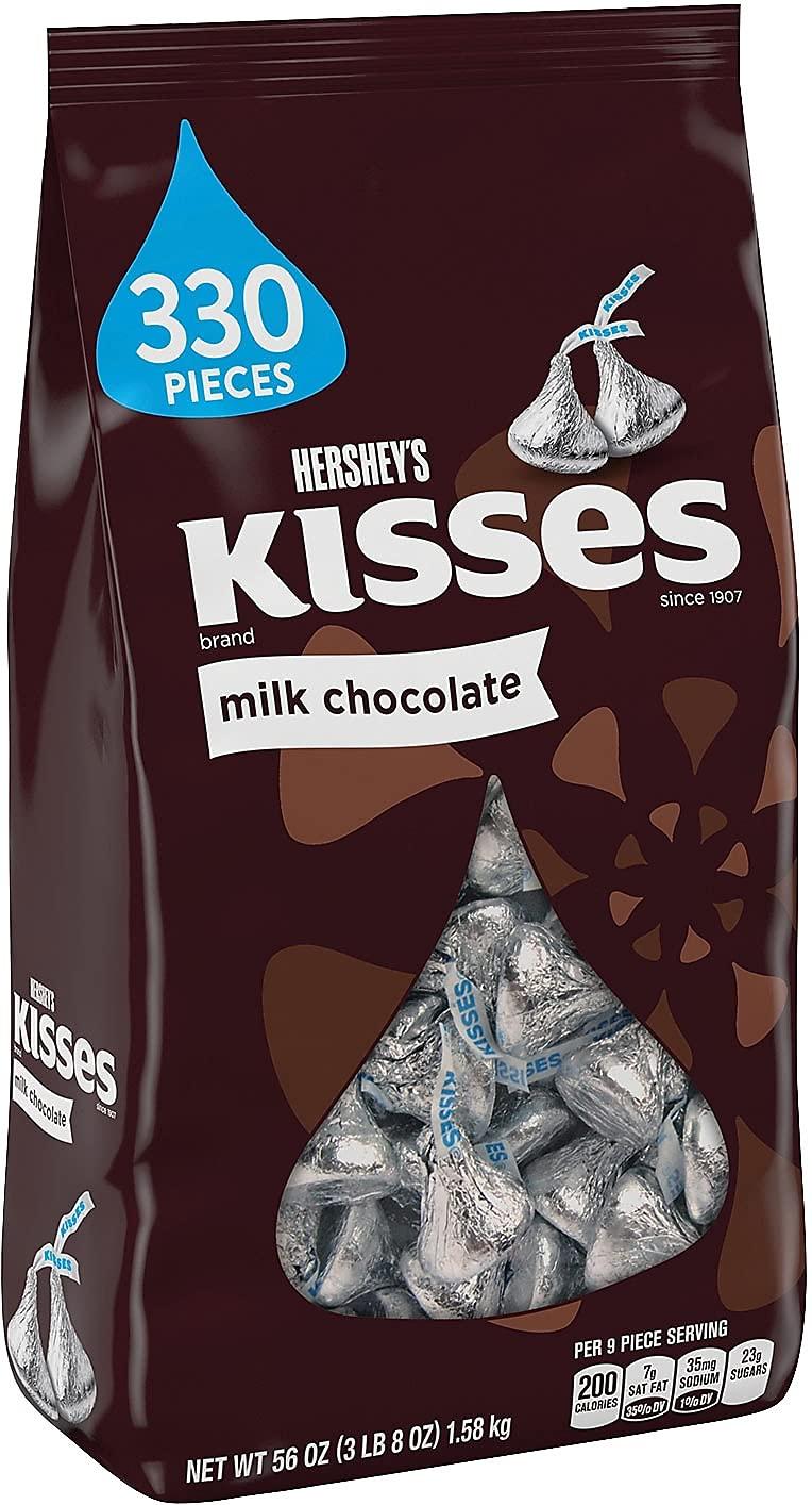 Kisses Hershey's Milk Chocolate Kisses, 56 Oz.