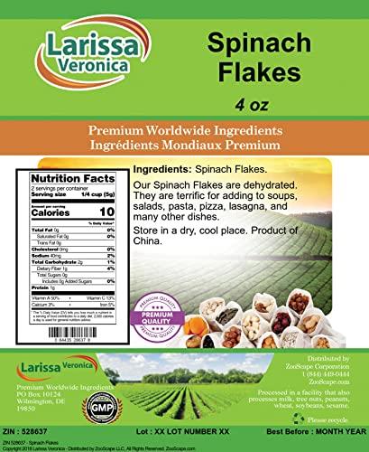 Larissa Veronica Spinach Flakes (4 oz, ZIN: 528637) - 2 Pack
