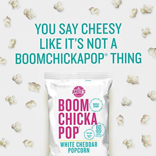 Angie’s BOOMCHICKAPOP Angie's BOOMCHICKAPOP White Cheddar Popcorn, 4.5 oz. (Pack of 4)