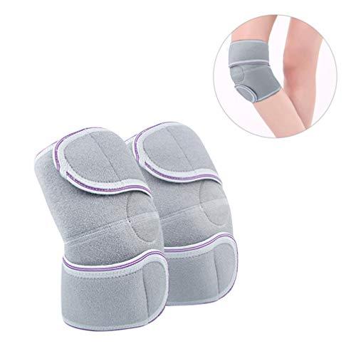 Healifty 1 Pair Heated Knee Brace Magnetic Knee Pad Knee Strap Self Heating Knee Pad Knee Warmer Thermal Knee Pad Megnetic Heating Knee Cover Bracket Knee Pads Plate Keep Warm