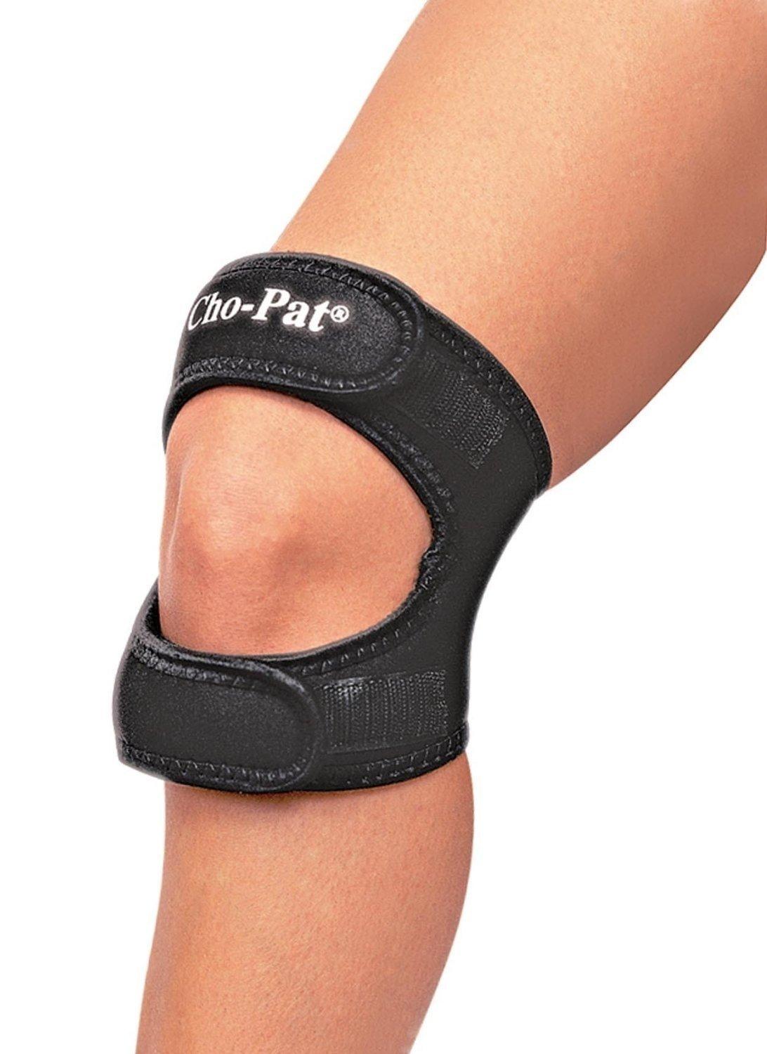 Cho-Pat Mueller Cho Pat Dual Action Knee Strap, Black, Large