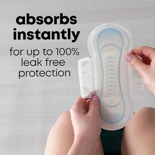 U by Kotex U by Kotex Clean & Secure Ultra Thin Pads with Wings, Regular Absorbency, 216 Count (6 Packs of 36) (Packaging May Vary)