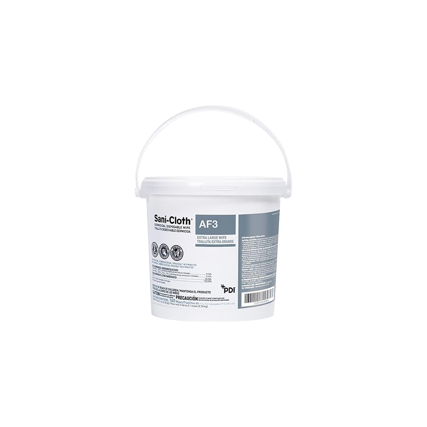 PDI Sani-Cloth AF3 Surface Disinfectant Cleaner Wipe Pail Mild Scent 320 Ct P1450P