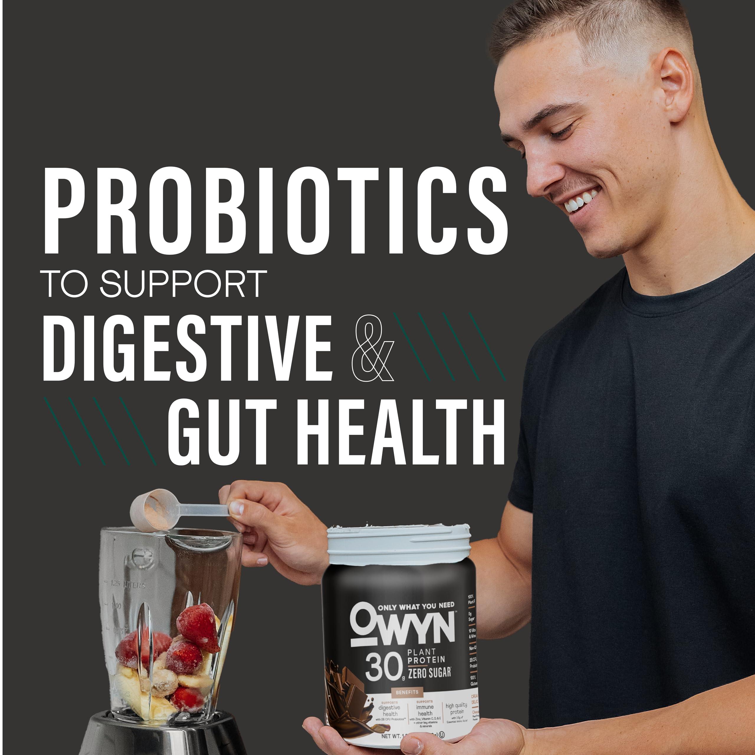 OWYN Only What You Need OWYN Only What You Need Pro Elite High Protein Powder, 30g Vegan Protein for Workout Recovery, Delicious Smooth Taste, Zero Sugar, Low Net Carbs, Chocolate, 12 Servings (1.32 LB)