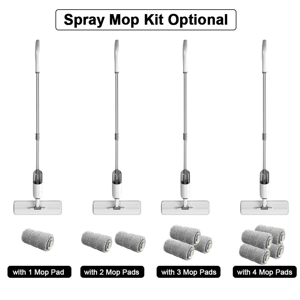 YIWENG YIWENG Mop for Floor Cleaning, Spray Mop for Floor Cleaning Water Spray Flat Mop Household Tile Floor Mop with 3 Mop Pads for Home Kitchen Wood Ceramic Floor