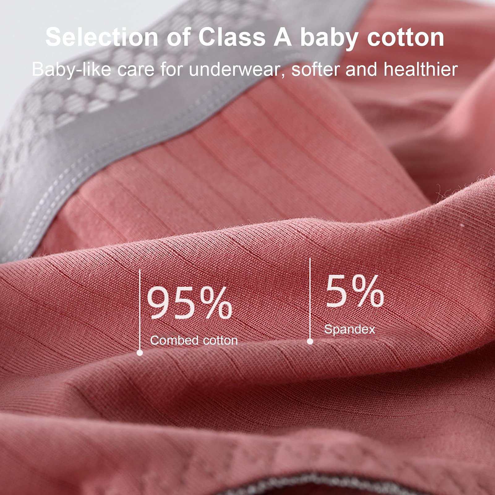 DACUN Daily Wearing Safety Certification Women Menstrual Period Briefs Leakproof Protective Underwear Heavy Flow Panties Pack of 4 (Color : Multicolor, Size : 4XL-4XLarge)