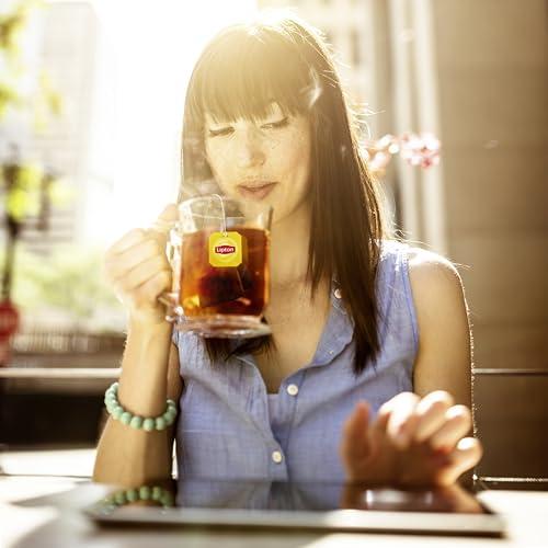 Lipton Lipton Tea Bags For a Iced or Hot Tea Organic Black Tea Iced or Hot Tea that Can Help Support a Healthy Heart 5.9 oz 72 Count