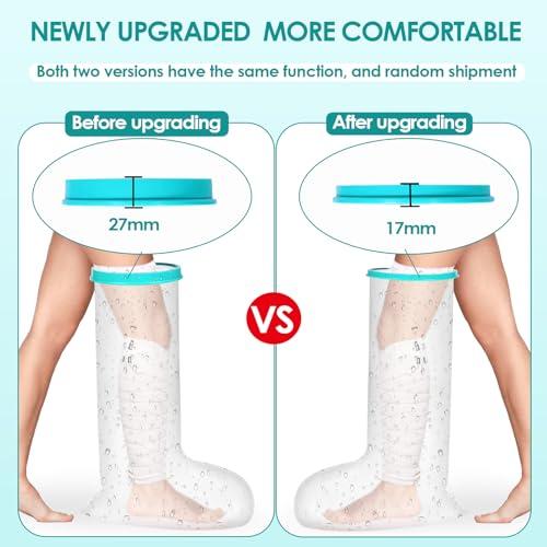 WirtuQuiksy WirtuQuiksy Cast Covers For Shower Leg, Reusable Waterproof Bandages and Cast Cover, Leg Cover For Showering After Surgery