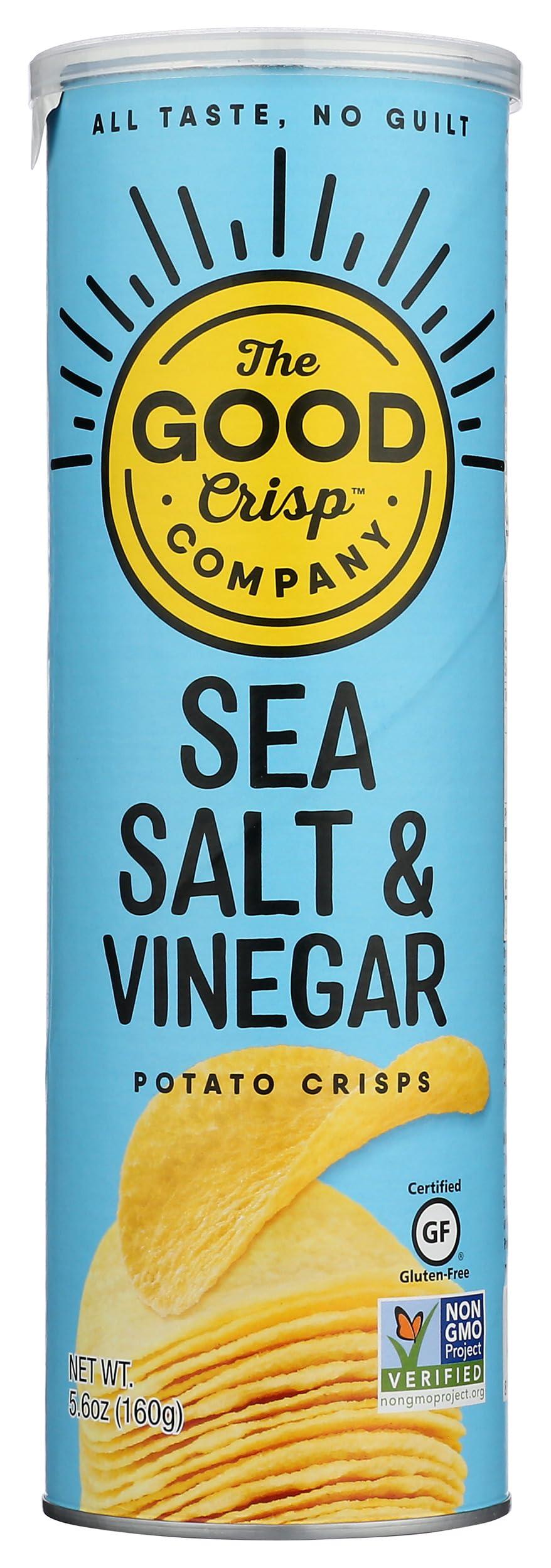 The Good Crisp Company The Good Crisp Company, Potato Crisps Sea Salt Vinegar, 5.6 Ounce