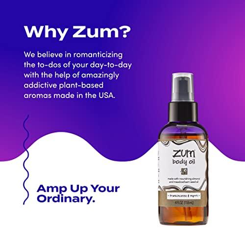 Indigo Wild Zum Massage and Body Oil - Frankincense and Myrrh - 4 fl oz
