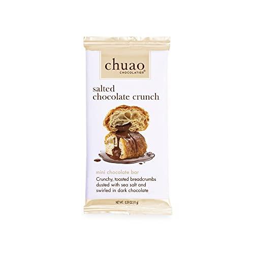 Chuao Chocolatier Chuao Chocolatier Salted Chocolate Crunch Dark Chocolate Mini Gourmet Chocolate Bar, 24-Ct. (0.39 oz. each)