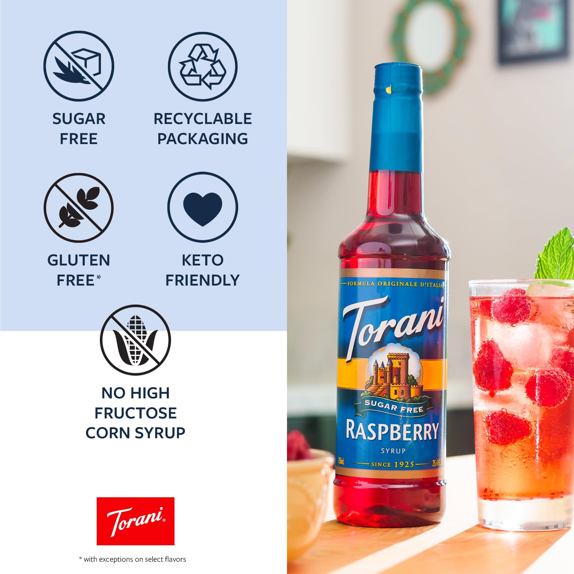 Torani Torani Sugar Free Syrup, Variety Pack, 25.4 Ounce (Pack of 4)