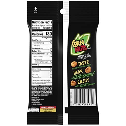 Corn Nuts CORN NUTS Mexican Street Corn Flavored Corn Kernels, Crunchy Corn Snacks, Snack Box, Variety Packs Food for Adults, 4oz. (Pack of 12)