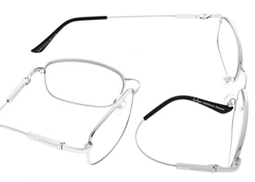 Eyekepper Eyekepper UV Protection Progressive Reading Glasses 3 Levels Multifocus Readers Men Women Bendable Memory Frame