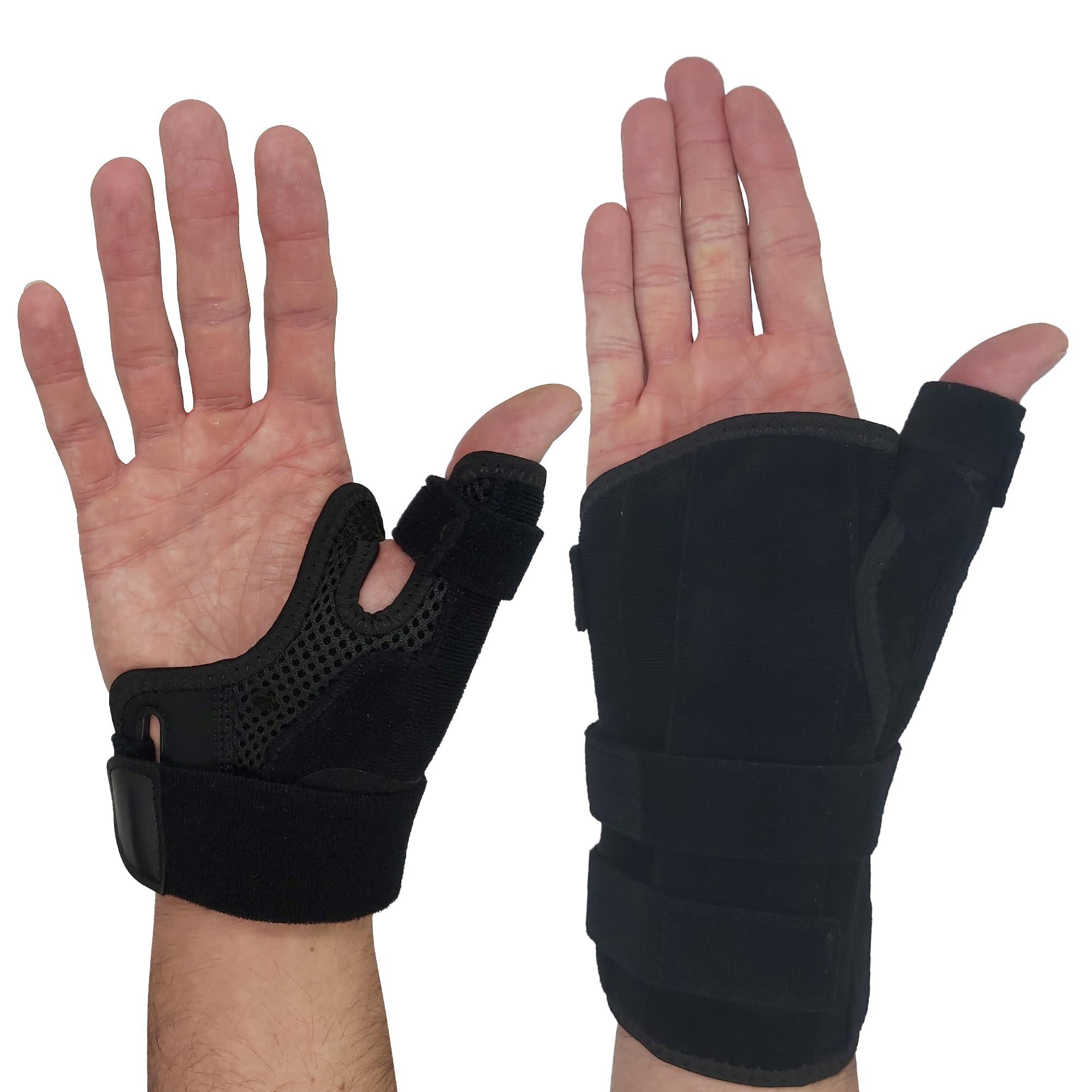 ARMSTRONG AMERIKA ARMSTRONG AMERIKA Thumb Spica Splint (Right Small) + Thumb Splint (Fits All) Bundle