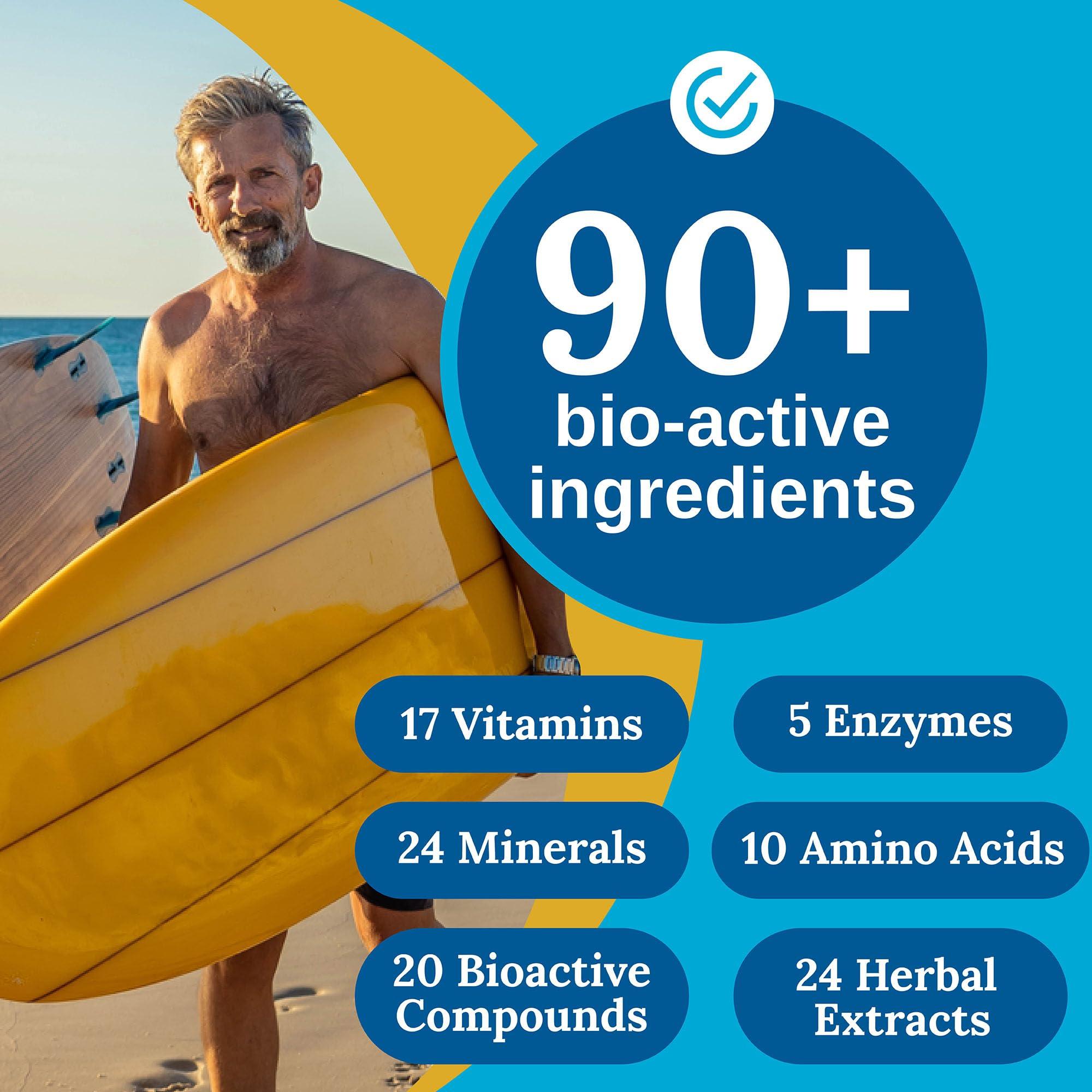 Xtendlife Xtendlife Total Balance Men\'s Premium Daily Multivitamin - 90+ Bio Active Ingredients for Immune, Heart, and Cellular Support - 30 Day Supply