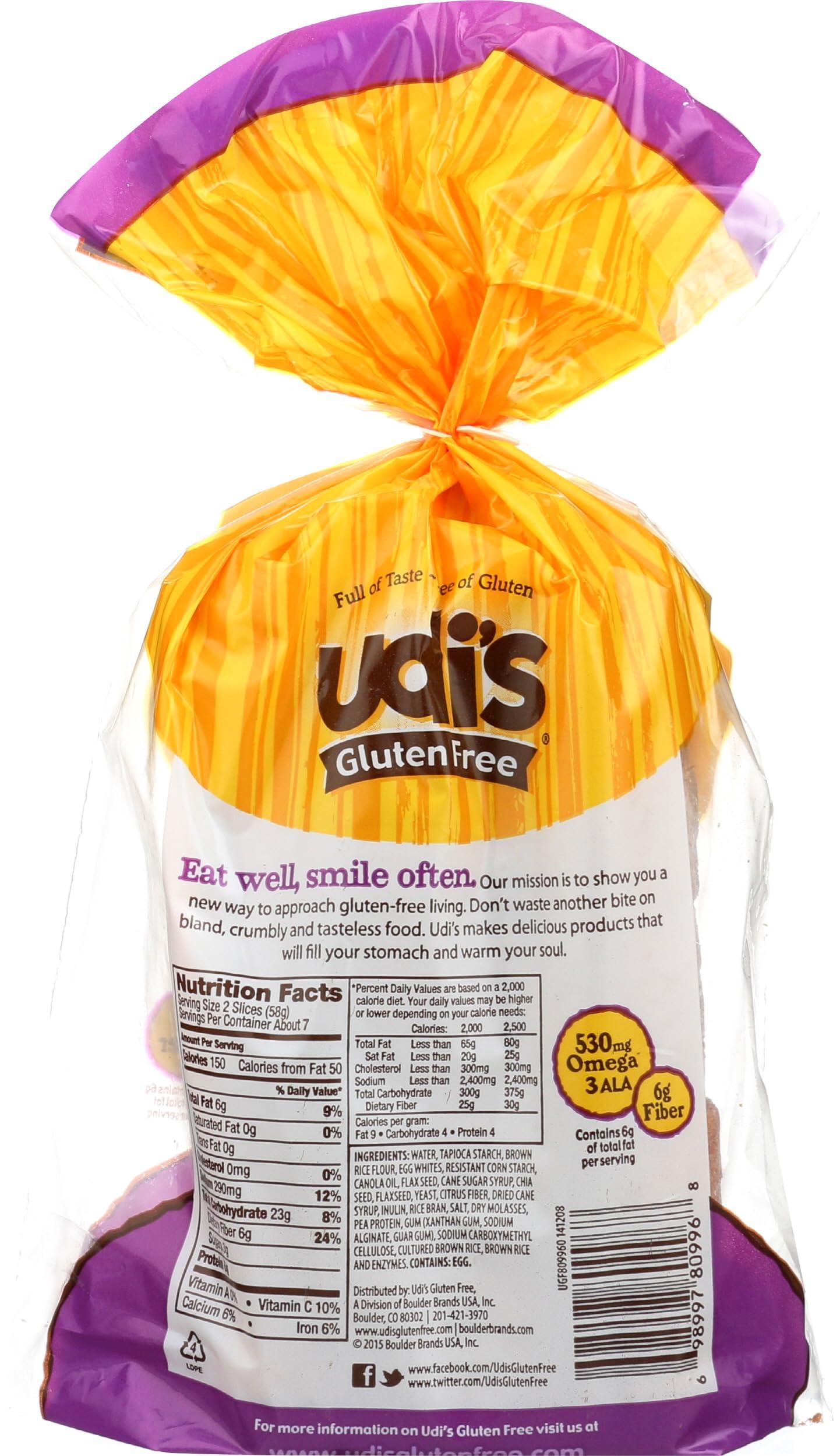 Udi\'s Udis Bread Gluten Free Grain Ancient Omeg, 14.2 oz