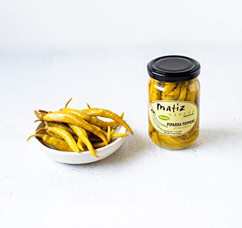 Matiz Matiz Piparras, Basque Guindilla Peppers (6.4 oz.) Spanish Green Pickled Peppers from Spain