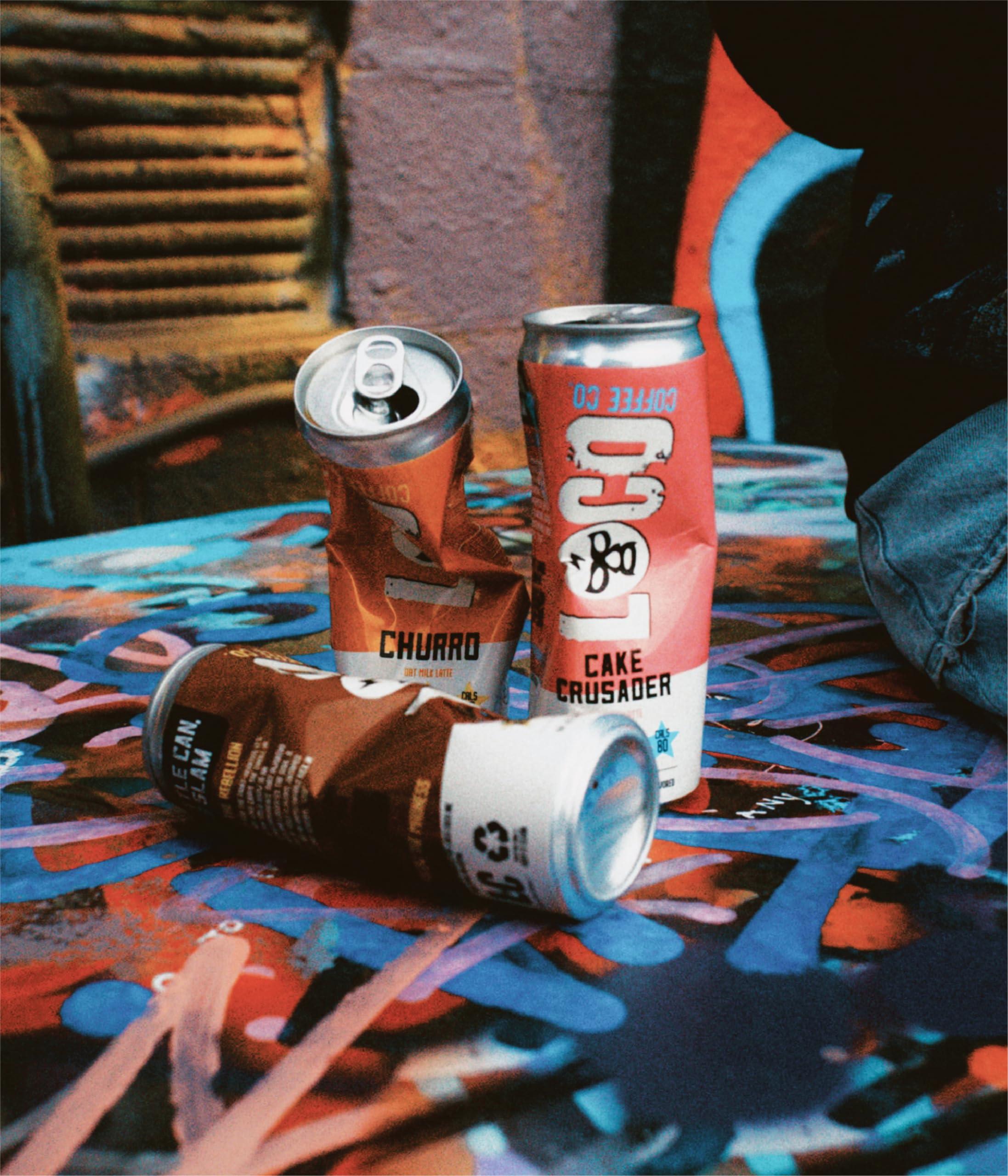 Loco Life Brew Loco Coffee Mocha Oat Milk Latte Cold Brew Coffee [Mocha] 11 Ounce Can, 12 Count | Medium Roast, 180mg Caffeine | Gluten Free and Dairy Free | Low Sugar, Low Calorie Iced Coffee