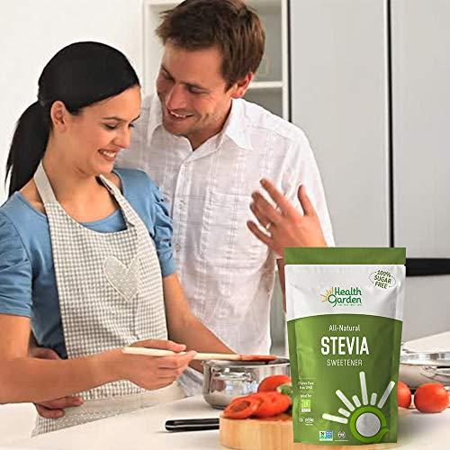 HEALTH GARDEN Health Garden Stevia Sweetener Powder - All Natural - Kosher - Gluten and Sugar Free - Keto Friendly (12 oz)