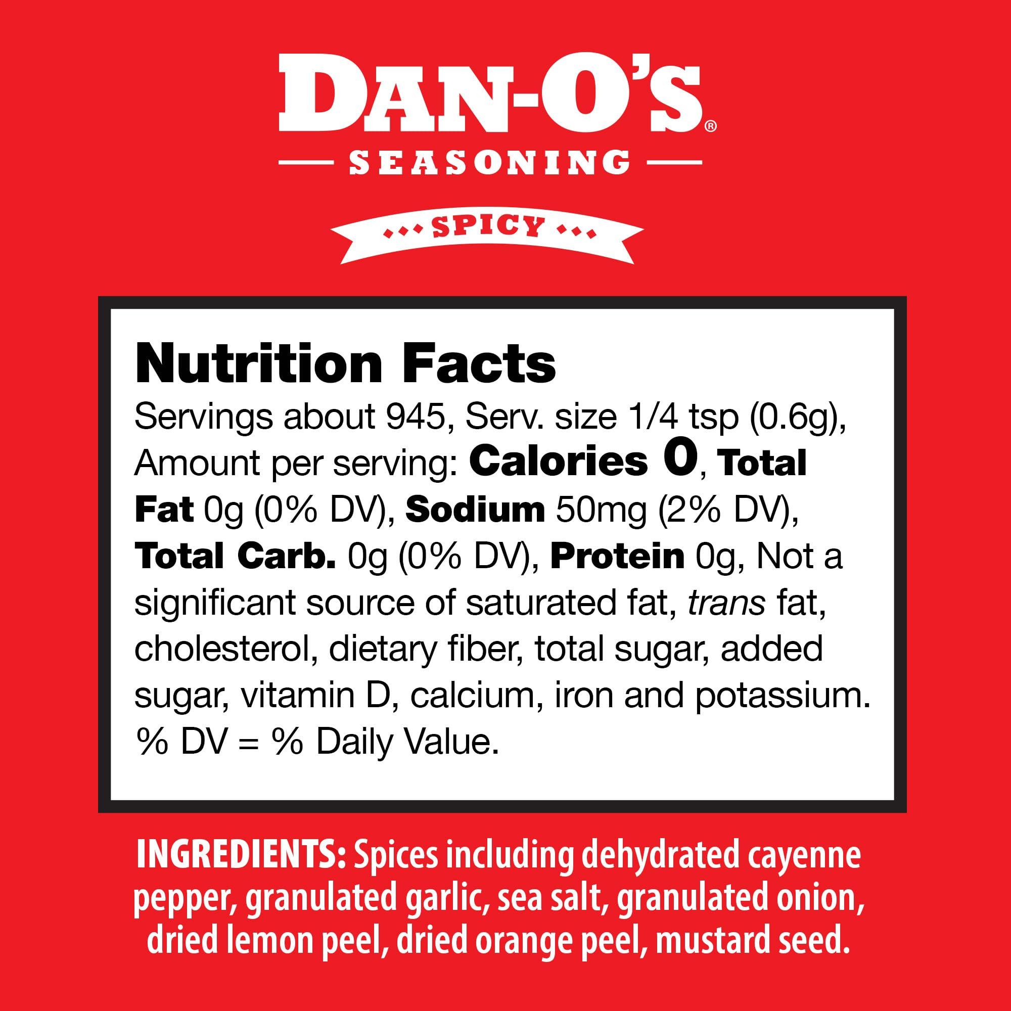 Dan-O's Dan-O's Seasoning Large 2 Bottle Combo | Spicy & Chipotle | 2 Pack (20 oz)