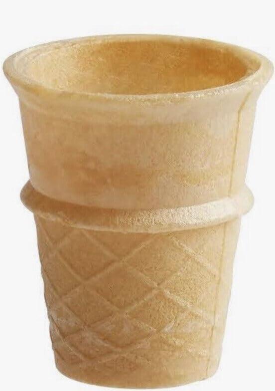 Joy Joy Mini Cups Miniature Ice Cream Cones For Kids, Desserts, Cupcake Cones, Cake Pops 42 Count (1 Box/42 cones)