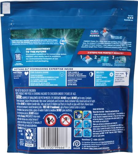Finish FINISH Power - 18ct - Dishwasher Detergent - Powerball - Dishwashing Tablets - Dish Tabs