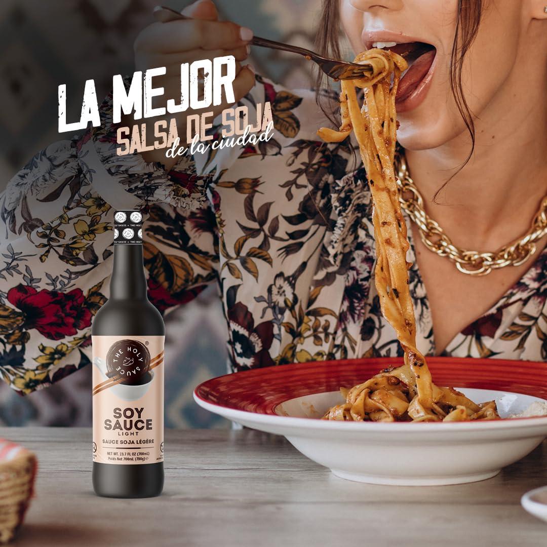 The Holy Sauce Light Soy Sauce 700mL - No MSG, No Added Artificial Flavors
