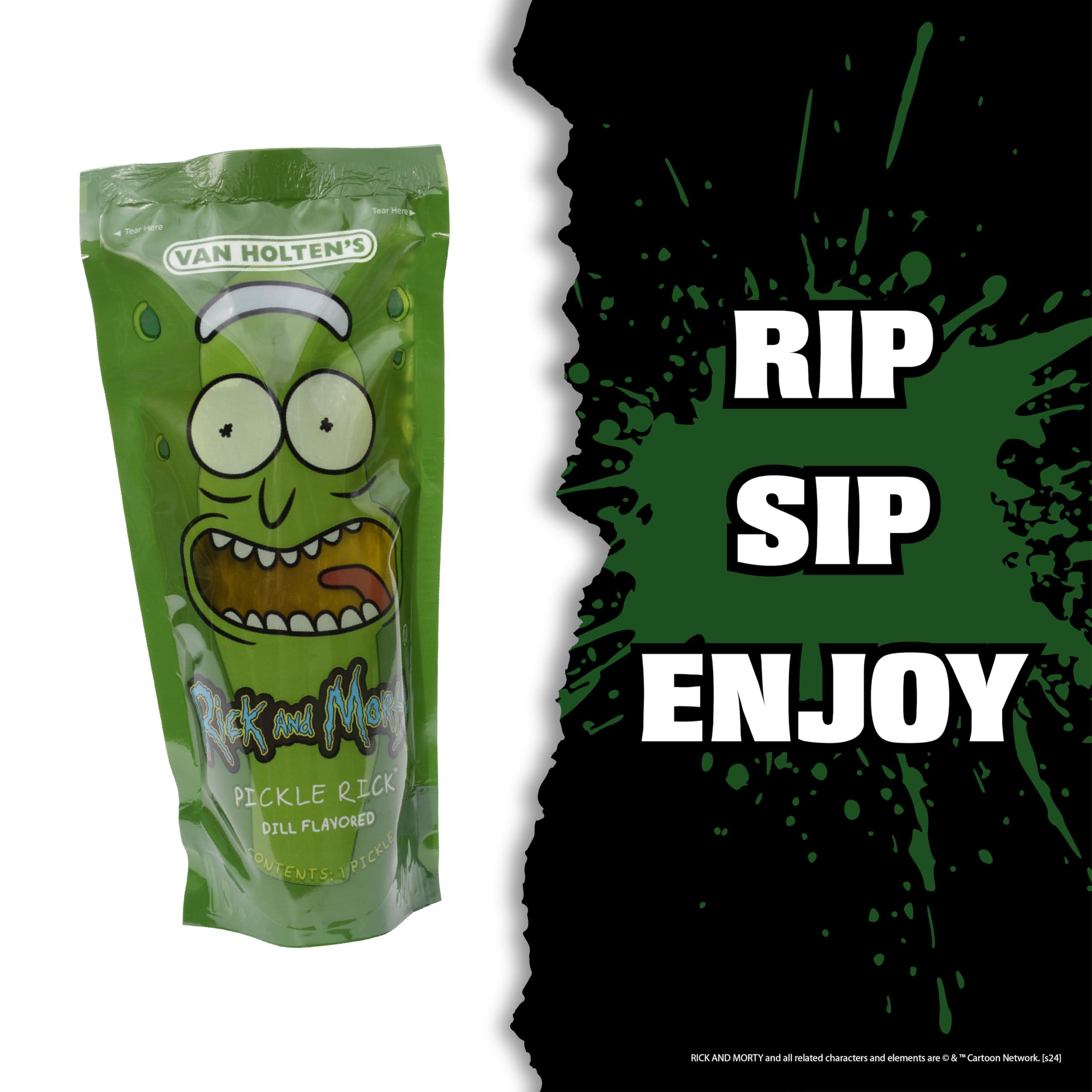 Van Holten\'s Pickles Van Holten\'s Pickles - Rick and Morty Pickle Rick - Character Pickle-In-A-Pouch - 12 Pack