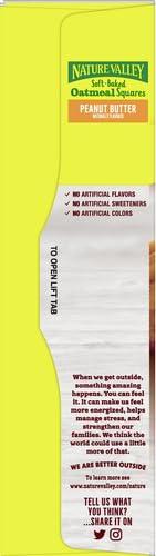 Nature Valley Nature Valley Soft-Baked Oatmeal Squares, Peanut Butter Breakfast Snacks, 6 ct, 7.44 OZ