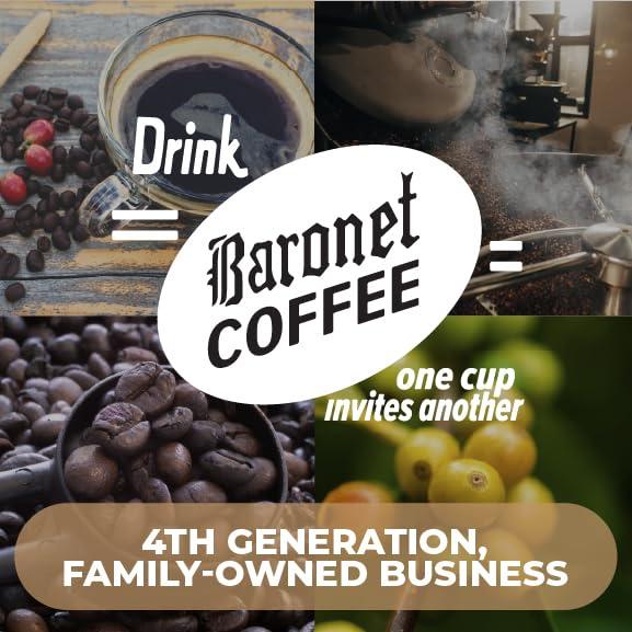 Baronet Coffee Baronet Coffee Pods [Crme Brulee Flavored-54 Pods] Single Cup Use for Senseo Coffee Machine - 3 Bags of 18 Single Serve 8 Gram Pods, Regular Strength Soft Coffee Pods, Medium Roast [Crme Brulee]