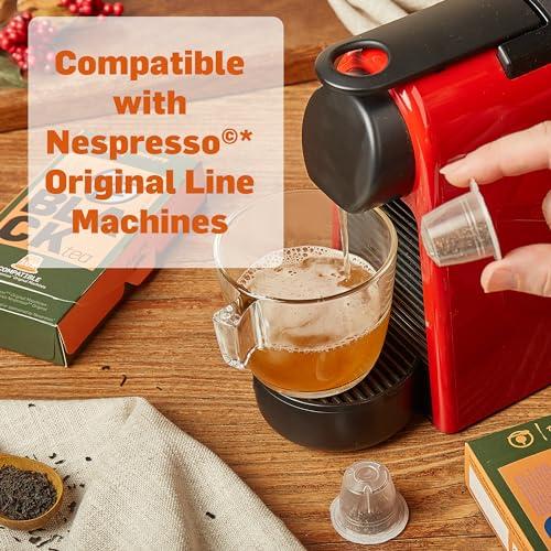 TEALYTE TEALYTE 50 Compatible Nespresso Tea Pods - I Black Tea Pods I Compatible with Original Line Nespresso Machines I 5 packs