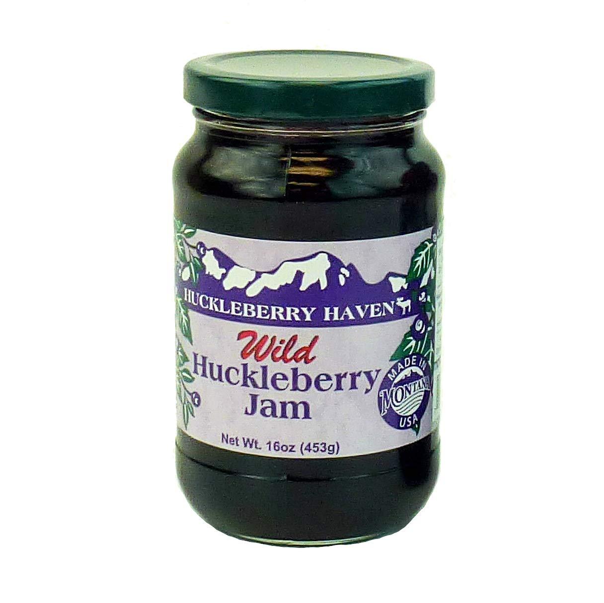 Taste the Wilderness Wild Huckleberry Jam, 16 ounces by Huckleberry Haven, Inc.