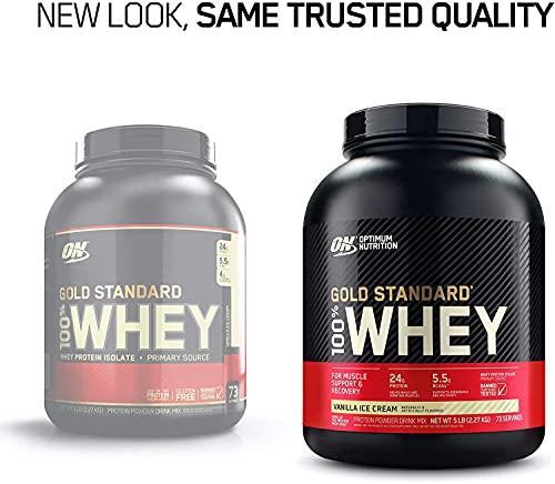 Optimum Nutrition Optimum Nutrition Gold Standard Whey Vanilla Ice Cream - 5 lbs