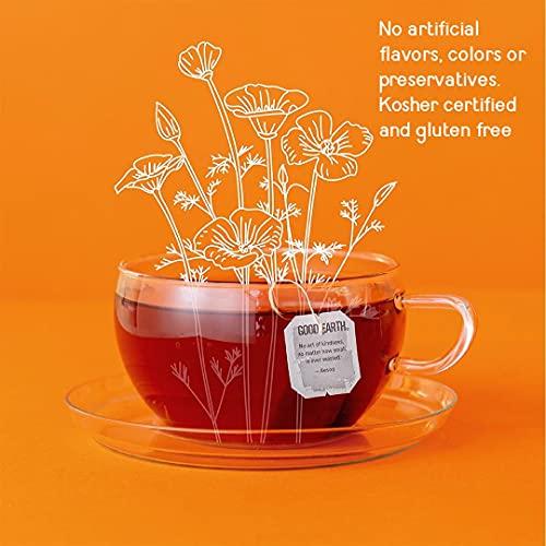 Good Earth Good Earth Herbal Tea, Sweet & Spicy, Caffeine Free, Packaging May Vary, 18 Count, Pack of 6
